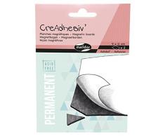 Maildor creadhesiv Lavagna Magnetica a taglio, grigio, 9 x 11 cm, confezione da 2