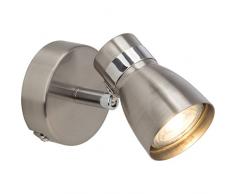 BRE di Light g35910 a77 a +, lampade da soffitto, Metallo, 5 W, attacco GU10, Ferro/cromo, 15.5 x 10.5 x 12.5 cm