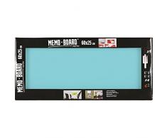 Brio 34559 Memo Board Lavagna Magnetica pastello 25 x 60 cm vetro turchese 4 x 25 x 60 cm