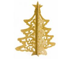 Decorazione albero di Natale dorato 30 cm