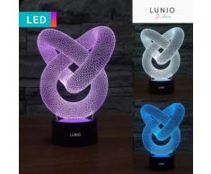 Lampada LED 3D scultura Illusion