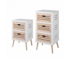 Comò con gambe in legno