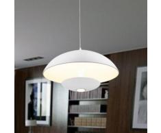 Lampada a sospensione con 2 paralumi