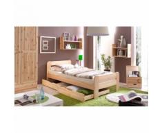 TICAA Letto singolo BORA 90 x 200, naturale