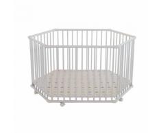 GEUTHER Box per bambini Matrix - 6 lati, largo 102 x 138 cm- bianco 032 Stelle