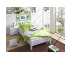 TICAA Letto singolo MERCI 90 x 200, bianco