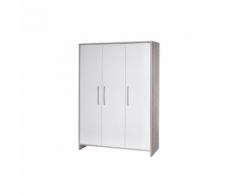 SCHARDT Armadio a 3 ante ECO CASCINA bianco / colore legno