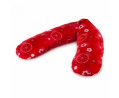 THERALINE Rivestimento per il cuscino allattamento Original Design a fiori rosso (88)
