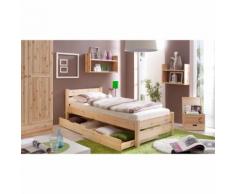 TICAA Letto singolo BORA 90 x 200, naturale