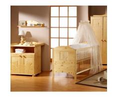 SCHARDT Set Cameretta neonato Dream con Lettino, Fasciatoio e Armadio
