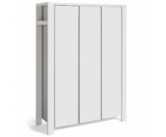SCHARDT Armadio Milano a 3 Ante, bianco