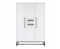 SCHARDT Armadio a 4 porte COSMO bianco / nero