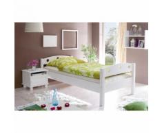 TICAA Letto singolo RENA 90 x 200, bianco