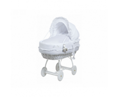 Culla Ovale con Cappotta Collezione Milky – Picci (Grigio)