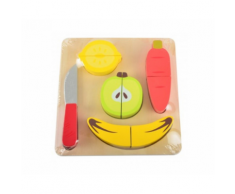Tagliere in legno con cibo e accessori – Magni (Frutta)