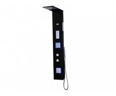 Colonna doccia idromassaggio termostatica a LED MELODIA - Lettore MP3 - 24 x 150 cm