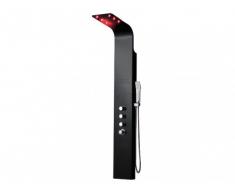 Colonna doccia idromassaggio termostatica a LED SOLARIA 22 x 160 cm