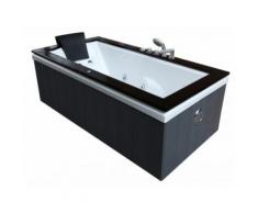 Vasca idromassaggio ATLAS - 300 L - 180 x 90 x H 60 cm - Colore grigio
