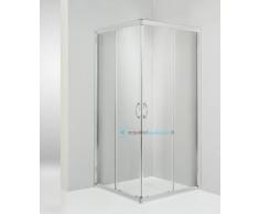 Box Doccia Angolare Porta Scorrevole 68x111 Cm Trasparente