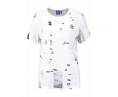 adidas Originals INFO POSTER BOYFRIEND Tshirt con stampa multicolor