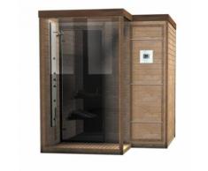 Doccia Sauna finlandese combinata in legno di abete o betulla rossa