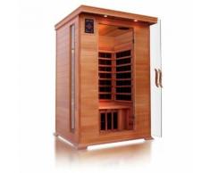 Sauna ad infrarossi a pannelli di carbonio per 2 persone aroma cromoterapia
