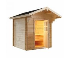 Sauna finlandese Svezia per 6 persone da esterno