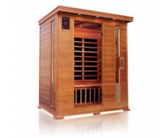 Sauna infrarossi a pannelli di carbonio per 3 persone aroma-cromoterapia