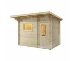 Sauna finlandese da esterno per 6 persone con spogliatoio Norvegia