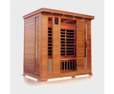 Sauna ad infrarossi a pannelli di carbonio per 4-5 persone aroma cromoterapia