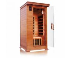 Sauna infrarossi a pannelli di carbonio per 1 persona aroma-cromoterapia
