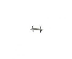 Chefline Mensola Liscia In Acciaio Inox Profondità 30 cm - Mensola Liscia In Acciaio Inox L 140 P 30