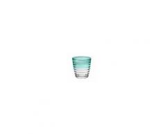Bormioli Bicchiere Circles Acqua Deep Green Degrade' Botanic, 6 Pezzi