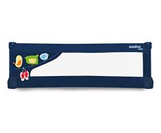 Asalvo 14122 Birds Sponda del Letto, Blu, 150 X 43.5 cm