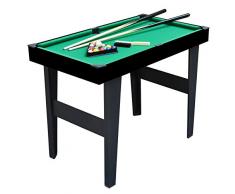 Moko 100102 - Tavolo da Biliardo per Bambini Pool II, Nero
