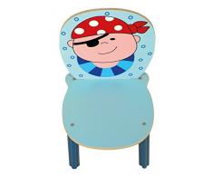 Hess 30206 - Arredamento Sedia in Legno per Bambini, Pirata
