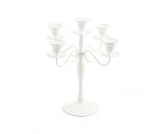 Villa D'Este Candelabro Lumière A 5 Bracci Bianco