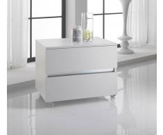 TFT Home Furniture Cassettiera Bali Twist Bianca