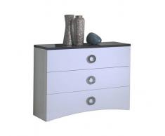 Flow Fusion Design Comò Isa Con 3 Cassetti