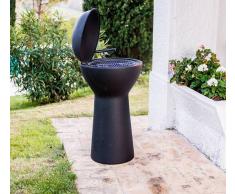 Flow Fusion Design Barbecue Con Ruote Nero