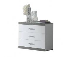 Flow Fusion Design Comò Desy Con 3 Cassetti