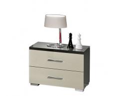 Flow Fusion Design Comodino Michela Con 2 Cassetti