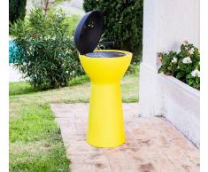 Flow Fusion Design Barbecue Con Ruote Giallo