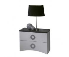 Flow Fusion Design Comodino Isa Con 2 Cassetti