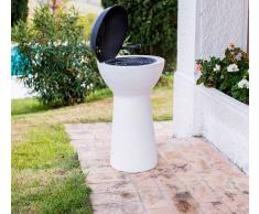 Flow Fusion Design Barbecue Con Ruote Bianco