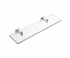 Mensola Murale in Vetro per Stanza da Bagno Minimalista