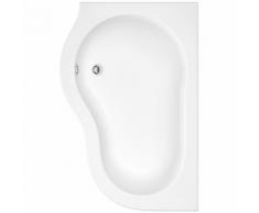 Vasca da Bagno Angolare Sinistra in Acrilico 150x100cm con Pannello