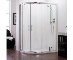 Cabina Box Doccia Angolare Semicircolare 1200x800x1850mm