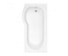 Vasca da Bagno Asimmetrica Angolare Sinistra in Acrilico 80x150cm