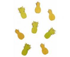 24 Coriandoli ananas in legno